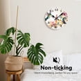 thumbnail image 5 of Wall Clocks Battery Operated, Mid Century Atomic Black Cat Silent Non Ticking Decorative Indoor Outdoor Wall Clocks for Living Room Kitchen Bedroom Bathroom 12", 5 of 6