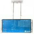 thumbnail image 3 of New Chandelier Vintage Blueprints, Hand-Made Upcycled 2-Light Rectangular, 3 of 3