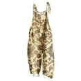 thumbnail image 3 of lcziwo Womens Cotton Linen One Piece Jumpsuits Vintage Floral Print Wide Leg Overalls Summer Casual Sleeveless Adjustable Straps Romper with Pockets Multicolor XXL, 3 of 6