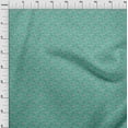 thumbnail image 4 of oneOone Cotton Cambric Sea Green Fabric Floral Diy Clothing Quilting Fabric Print Fabric By Yard 42 Inch Wide, 4 of 4