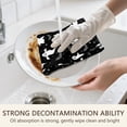 thumbnail image 5 of 2 Pcs Funny Kitchen Towels,Halloween Ghost Bat Star Pattern Microfiber Dish Towels,Kitchen Tea Towels,Kitchen Towel Set (18" X 26"), 5 of 7