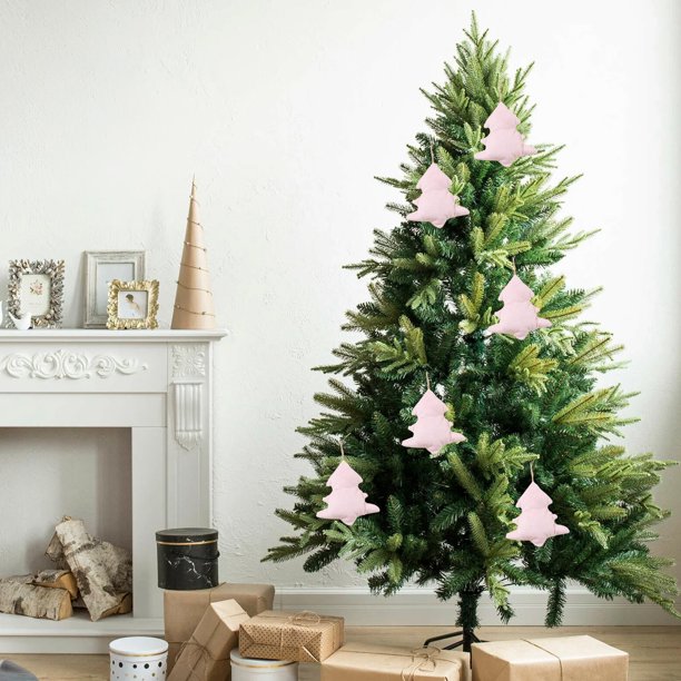 onlyliua Ofertas de Navidad Colgate de Navidad, Adorno de Colgante de Peluche Coreano, Paquete de Material para Hacer Tú Mismo, Decoraciones de Navideñas