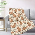 thumbnail image 3 of Capybaras Blanket Throw Blanket for Bed Soft Cozy Fluffy Couch Blankets Fleece Blanket Throw Gifts for Women Men Girls Boys 50"x40", 3 of 6