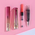 thumbnail image 5 of Fountain Pen Metallic Color Pen Body Piston-Filled Visible Window 0.5mm for for Kid Practici, 5 of 5