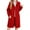 Red, variant on Women's Classic Wool Blend Peacoat, Single Breasted Mid-Length Coat, Notch Lapel Winter Overcoat, Elegant Long Sleeve Coat, Warm Winter Trench Coat, Formal Casual Overcoat Beige L