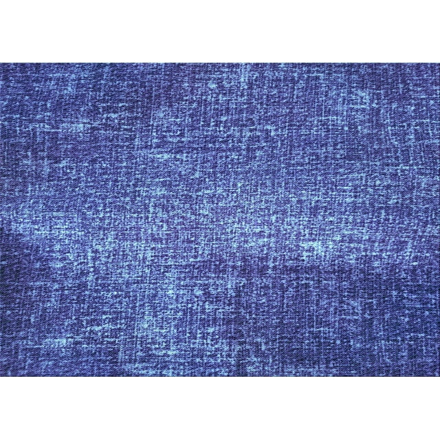 Ahgly Tapis Rectangulaire Lavable en Machine Intérieur Transitionnel Bleu Ciel, 2 Pieds x 3 Pieds