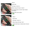 thumbnail image 2 of Auto 12V Battery and Alternator Tester Check Battery and Charging Circuit 6 Light Indicators 25cm Wire High Quality Material, 2 of 8