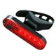 thumbnail image 3 of Luz trasera de bicicleta Cola Antorcha de alarma de seguridad a prueba de agua rojo, 3 of 8