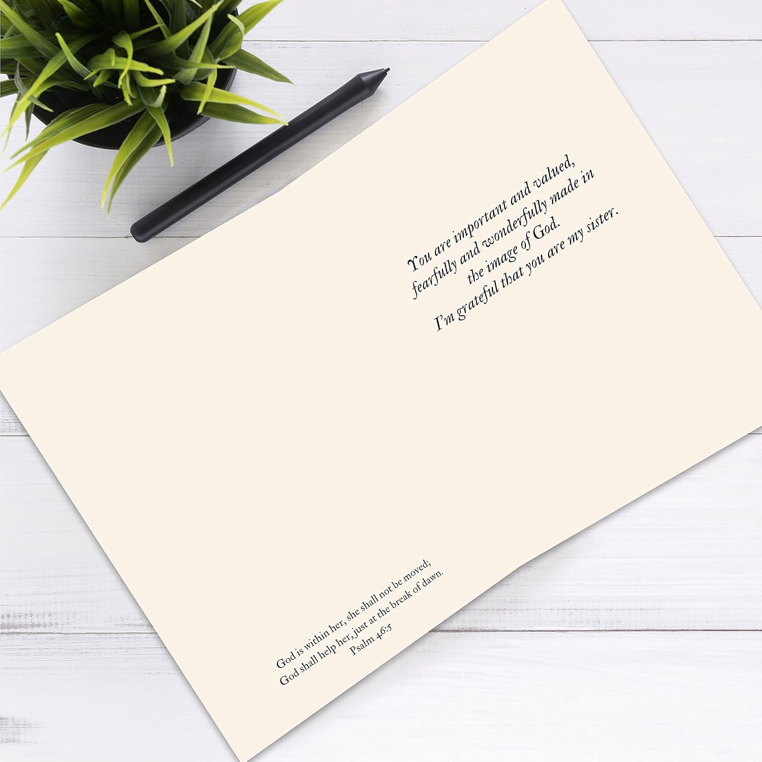 Christian Sister Birthday Card | Christian Birthday Card (Pack of 12)