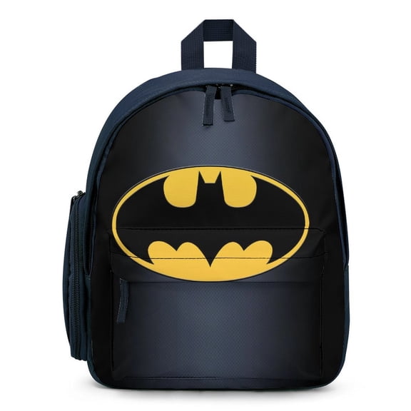 Batman Backpack Cute Lightweight Small Laptop Bag Daypack Durable Bookbag for School Travel Hiking Gifts
