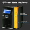 thumbnail image 4 of Costway Portable Heavy Duty Built-In Commercial Ice Cube Maker Machine 88Lbs Restaurant, 4 of 10