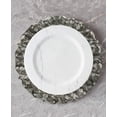 thumbnail image 3 of SILVER EMBOSSED CHARGER PLATES SET OF 4       14" D, 3 of 7