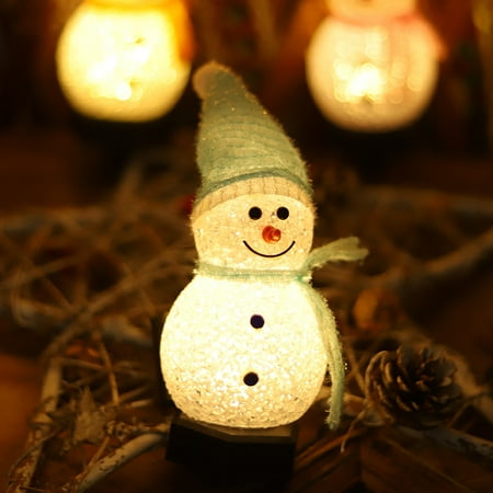 Solar Floor Outlet Snowman Lamp Christmas Courtyard Layout Decorative Lamp Christmas Outdoor Waterproof Lawn Lamp