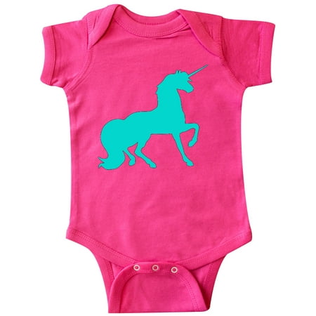 

Inktastic Aqua Unicorn Gift Baby Boy or Baby Girl Bodysuit