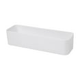 thumbnail image 2 of Wall-mounted Storage Box, Adhesive Plastic Hanging Storage Bins, No Drilling Storage Baskets for Kitchen, Bathroom, Bedroom, Cabinet, Office, 2 of 6