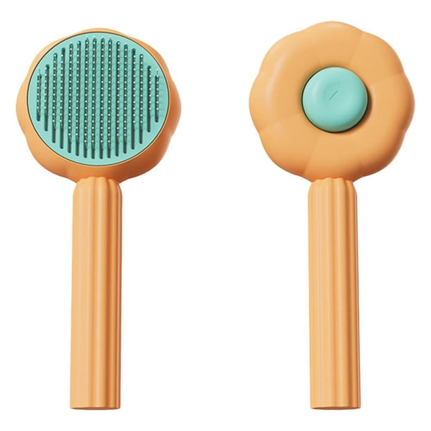 Pet Cat Grooming Tool Cepillo para perros multifuncional para perros y gatos Naranja