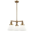 thumbnail image 5 of Innovations Lighting 207 Large Cone Cone 3 Light 22" Wide Commercial Chandelier - Black /, 5 of 7