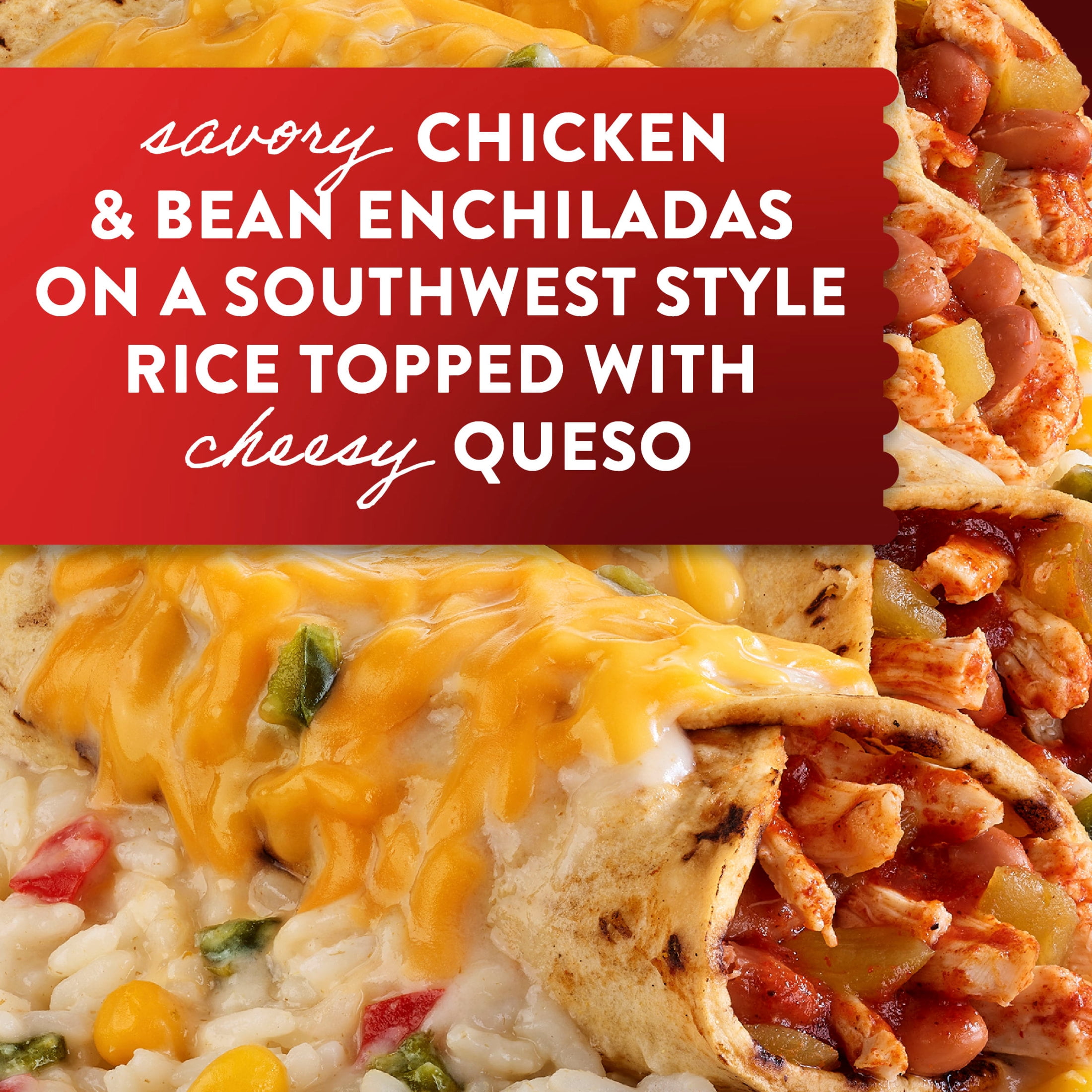 Stouffer’s Chicken Enchiladas, Family Size, Frozen Enchiladas, Family Size Frozen Meals 30 oz
