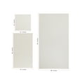 thumbnail image 5 of Beautiful by Drew Barrymore 6-Piece Dot Bath Towel Set, 100% Cotton, Off White, 5 of 5
