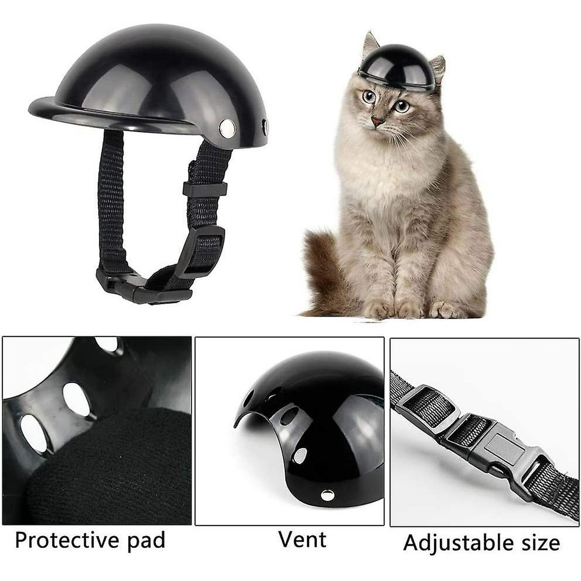 Dogs Helmet Dog Cap Pet Helmet Cool Dog Hat Adjustable Cap Dog Helmet Pet Bike Gift Walmart