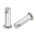 thumbnail image 4 of Uxcell Single Hole Clevis Pins - 8mm x 25mm Flat Head 304 Stainless Steel Link Hinge Pin 10 Pcs, 4 of 5