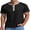 12-ZS-Black, variant on Classic henley style Three button henley closure, Mens Henley Short Sleeve T-Shirt Cotton Casual Shirt Mens ShirtsSummer Daily T-Shirts Blue L