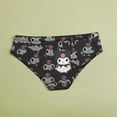 thumbnail image 5 of Kuromi And My Melody Women's Underwear Low Rise Full Coverage Briefs Breathable Underpants Ladies Regular Plus Size Panties, 5 of 6