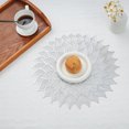 thumbnail image 3 of Homerr Cup Mat Table Placemat Cup Mat Waterproof Washable Lotus Leaf Eco friendly Non slip PVC Dining Table Mat Pad Household Supplies, 3 of 6