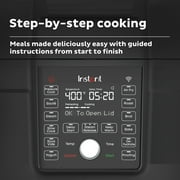 Instant Pot 6.5 Quart Duo Crisp Ultimate Lid with WIFI, 13-in-1 Air Fryer and Pressure Cooker Combo, Sauté, Slow Cook, Bake, Steam, Warm, Roast, Dehydrate, Sous Vide, More, Black