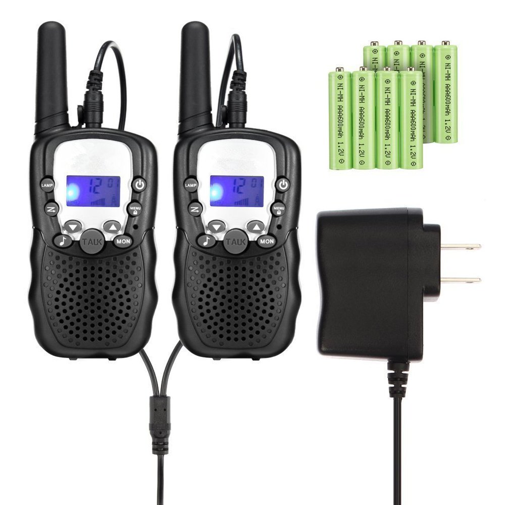 Kids Walkie Talkies with Rechargeable Battery , 22 Channel FRS_GMRS Two