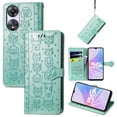 thumbnail image 2 of Funda Cartera FOXDOCK para OPPO A78 , Flip PU con Relieve de Gatos y Perros, Tarjetero y Soporte, 2 of 6