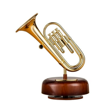 Trumpet Music Box Tabletop Decoration Shaped Lovers Man