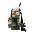 thumbnail image 4 of FORMRS School Backpack with Front Zippered Pocket 12" Student Travel Daypack, Gray Snowmen, 4 of 6