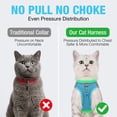 thumbnail image 5 of MASBRILL Cat & Dog Harness and Leash Set, Reflective Escape-Proof No-Pull Soft Vest, Easy to Wear for Walking, Traveling, Includes Pet Bells, 5 of 9
