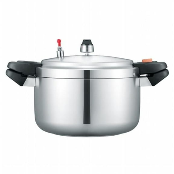 30-Cup Stovetop Commercial Pressure Cooker - Metallic