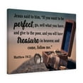 thumbnail image 6 of Scripture Walls  Perfect Treasure Matthew 19:21 Scripture Bible Verse Canvas Christian Wall Art Ready to Hang Unframed, 6 of 7