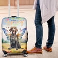 thumbnail image 4 of Welcome Spring Fairy German Shorthaired Pointer in Flower Meadow Travel Luggage Cover GSP Lover Dog Gift Suitcase Dust Protective Decor - 13002, 4 of 5