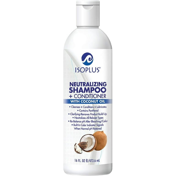Isoplus Neutralizing Shampoo with Coconut Oil, 8 oz., All Hair Types