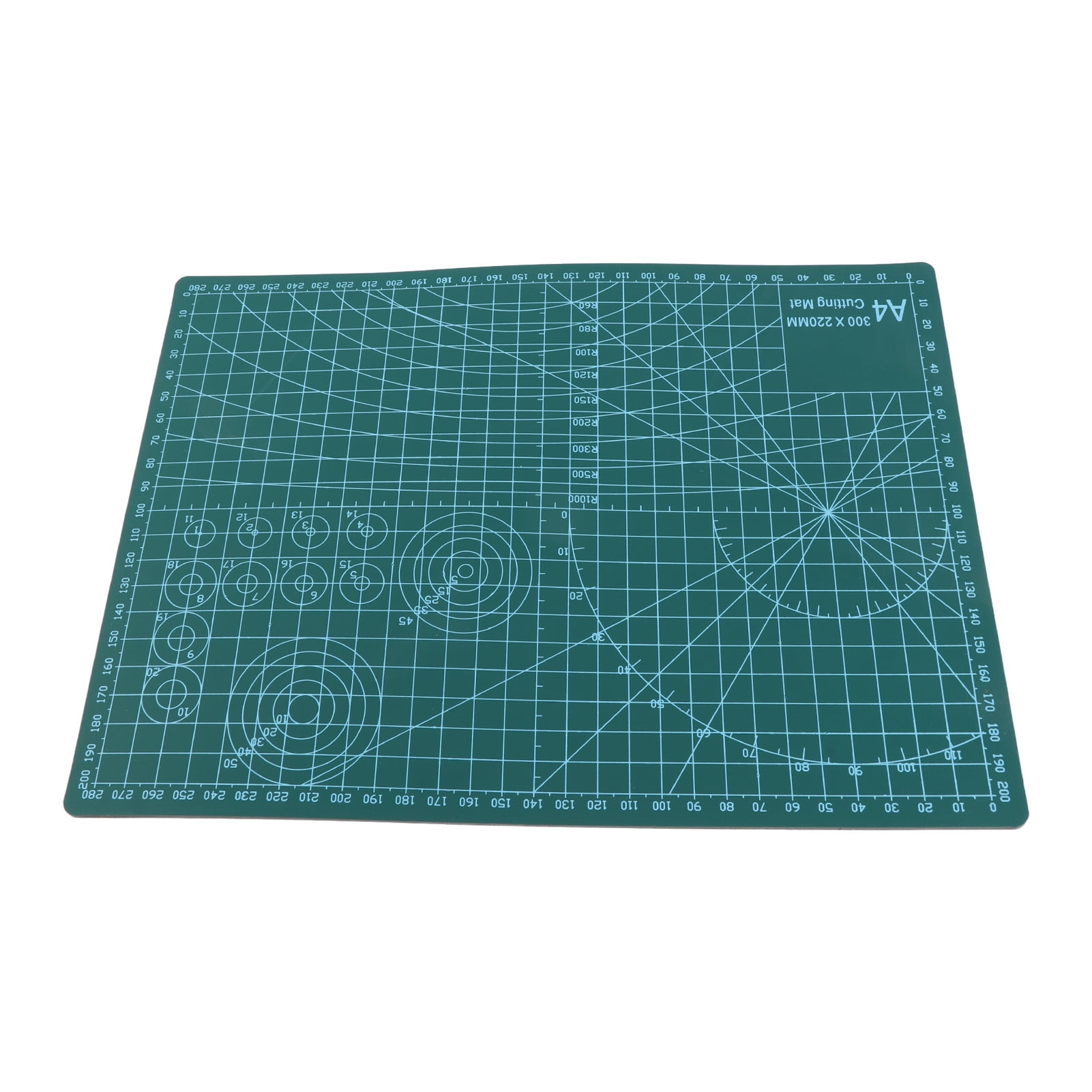 Sourcing Map 3,1" X 3,1" Tapis De Découpe Rotatif Tissu Tapis Double Face Mini Pour Amateur Bricolage Artisanat Créatif Conception Couture Vert Foncé