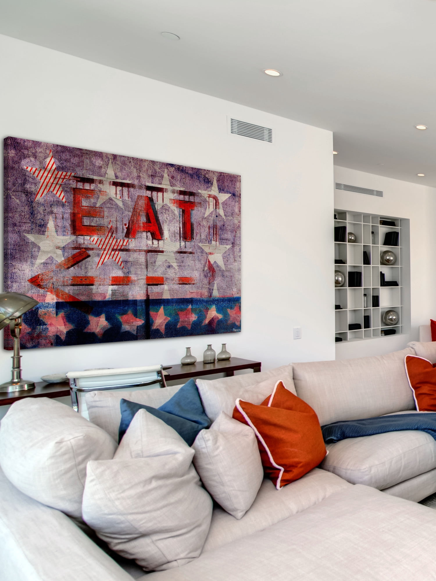 Parvez Taj "Eat This Way" Print on Canvas