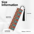 thumbnail image 3 of Kdxio Mandala Colorful Print Metal Tassel Bookmarks,Perfect Gift for Art Lovers and Bookworms Metal Bookmarks for Women, 3 of 8