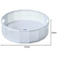 thumbnail image 2 of Anti-Skid Turntable Spice Rack Bathroom Storage Tray Table Storage Tray Countertop Organizer Container White S, 2 of 8