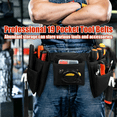 thumbnail image 4 of TOP! Heavy Duty Tool Belt for Men and Women, Woodworking with Quick Release Buckle, Adjustable Utility Frame, 4 of 4