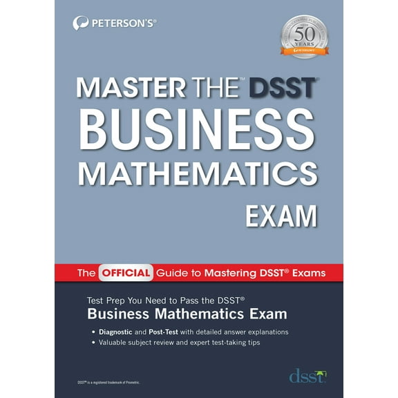 Master the Master the Dsst Business Mathematics Exam, (Paperback)
