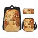 thumbnail image 1 of Disketp Not All Those Who Wander Are Lost2 Mochila Estampada de Gran Capacidad con Lonchera y Estuche, Set de 3 Piezas para Estudiantes, 1 of 7