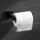 thumbnail image 2 of Black Toilet Paper Holder, Stainless Steel Roll Holder Toilet Paper Holder for Bathroom and Kitchen (Square), 2 of 5