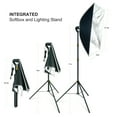 thumbnail image 4 of Softbox Light Kit 20x28" Photo Studio 5500K LED Lighting Stand for Studio, Portrait, Video Shooting, 4 of 7