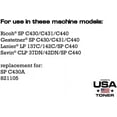thumbnail image 2 of Premium Compatible Toner for Ricoh SP C430dn, SP C431dn, SP C440dn, SP C440, SPC430A black 2pk, 2 of 7