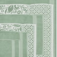 thumbnail image 3 of Pacific Coast Textiles Trefoil Filigree 6-Piece Cotton Adult Bath Towel Set, Sage, 3 of 5