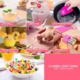 thumbnail image 2 of 27 Pcs Bento Box Lunch Box Kit, Stackable 3-in-1 Compartment Japanese Lunch Box Set W/ Soup Cup Sauce Can, Spoon Compatiblek, Cake Cups, Fruit Picks, 2 of 3